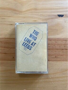 The Who Live at Leeds Cassette MCA Canada MCAC-11215 1995 Vintage